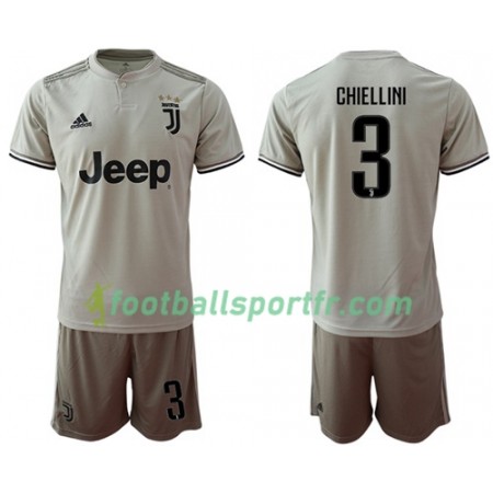 Tenue Juventus Chiellini 3 Enfant Extérieur 2018-2019 Maillot de Foot